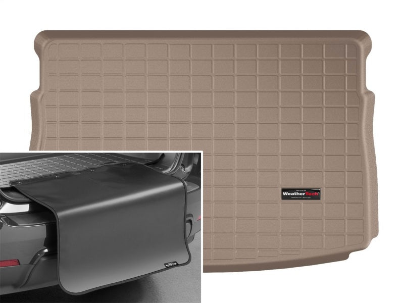 WeatherTech 2015+ VW Golf/GTI/R (5-Door Hatchback) Cargo Liners With Bumper Protector - Tan