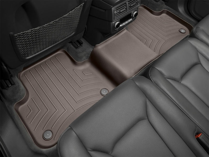 WeatherTech 2017+ Audi Q7 Rear FloorLiner - Cocoa