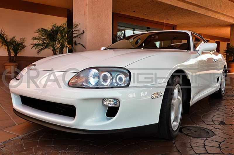 Oracle 93-98 Toyota Supra LED Headlight Halo Kit - Red
