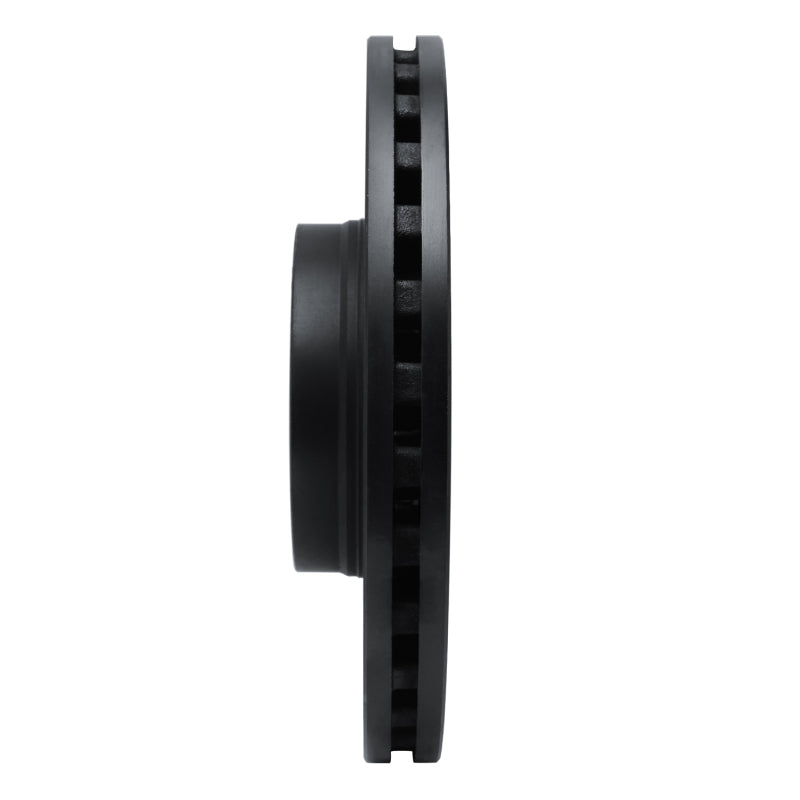 R1 15-25 Ford Transit-350 HD/DRW Front Left Drilled & Slotted Black Brake Rotor