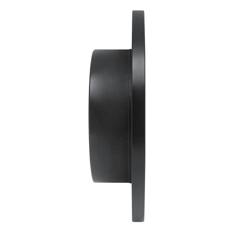 R1 06-18 Dodge Sprinter 2500 Rear Left Drilled & Slotted Black Brake Rotor