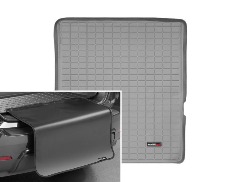 WeatherTech 2009+ Ford Flex Cargo With Bumper Protector - Grey