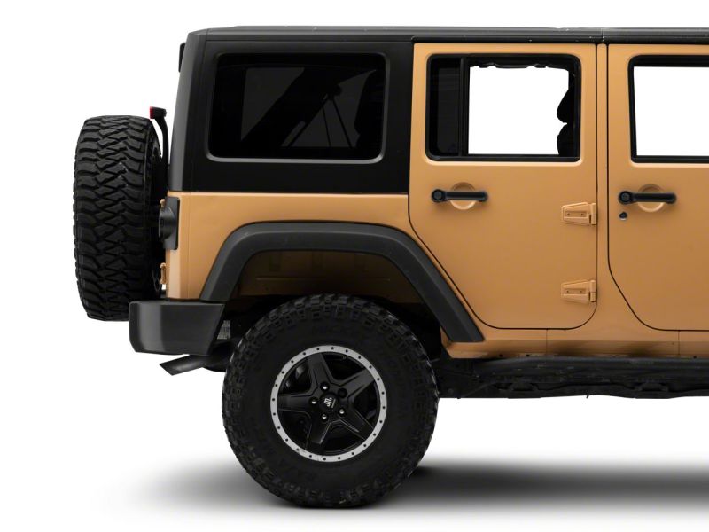 Raxiom 07-18 Jeep Wrangler JK Axial Series Halo LED Tail Lights- Black Housing (Clear Lens)