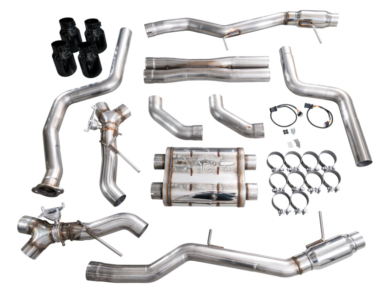 AWE Tuning 22-26 Cadillac CT5-V Blackwing SwitchPath Exhaust - Diamond Black Tips