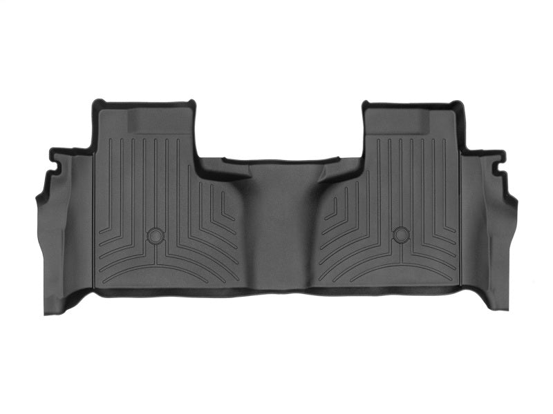 WeatherTech 19-23 Chevrolet Silverado 1500 Double Cab (First Row Bench) Rear FloorLiner - Black