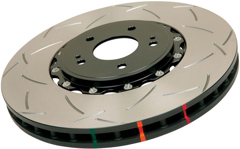DBA 05-12 Corvette C6 w/Z06 pkg Front Slotted 5000 Series 2 Piece Rotor Assembled w/ Black Hat