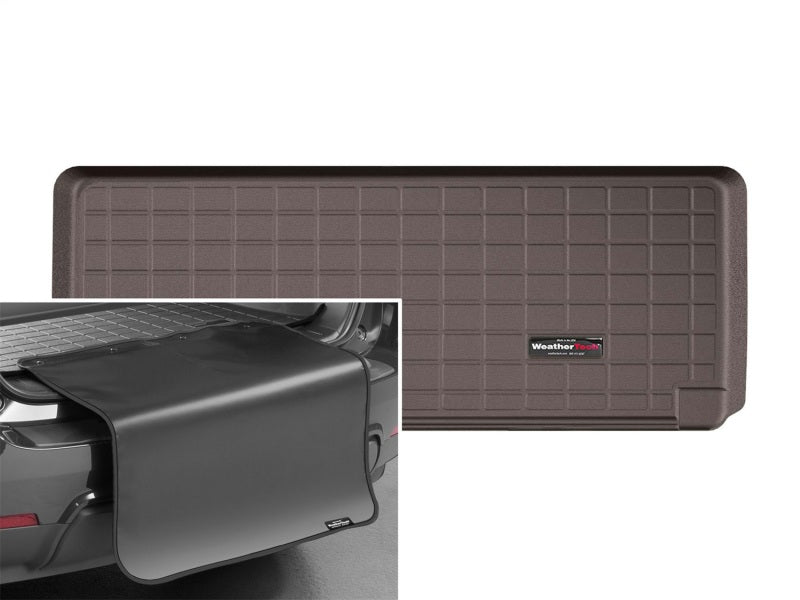 WeatherTech 2019+ BMW X7 40i Cargo w/ Bumper Protector - Cocoa