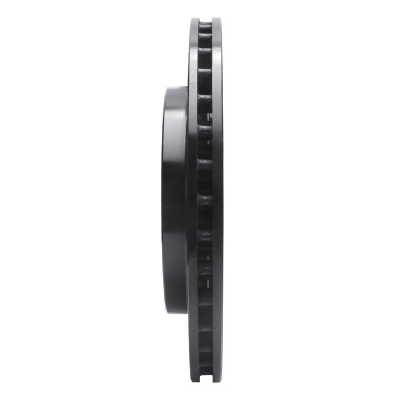 R1 05-11 Cadillac CTS Rear Right Drilled & Slotted Black Brake Rotor