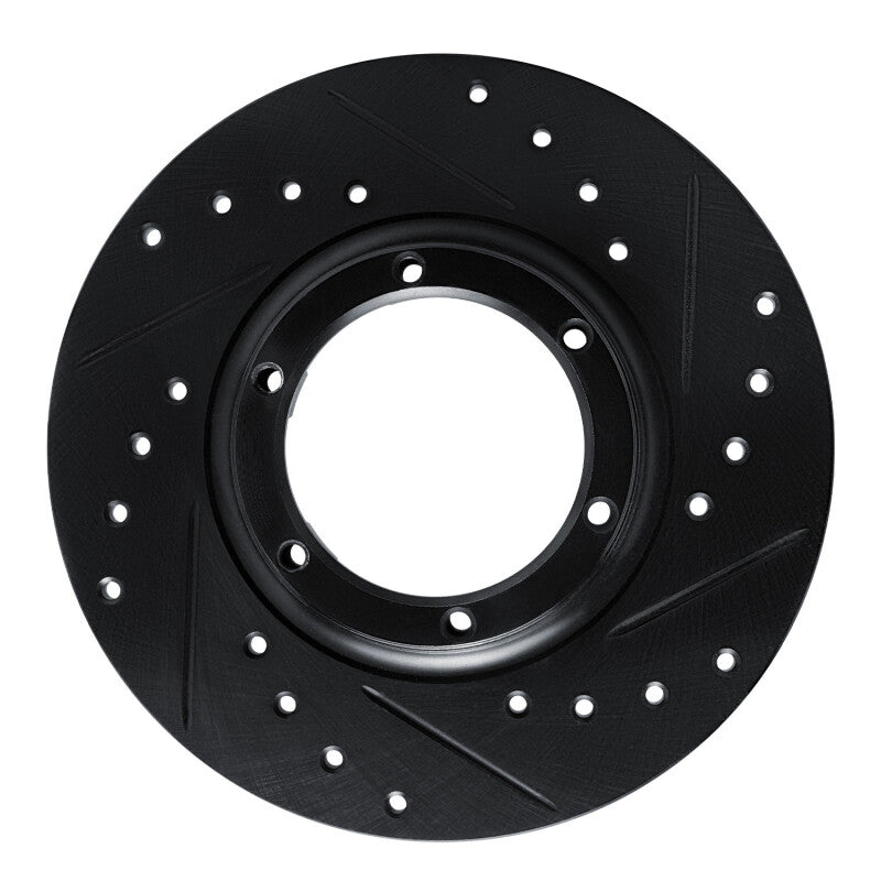 R1 71-83 Renault R15 Front Right Rear Right Drilled & Slotted Black Brake Rotor