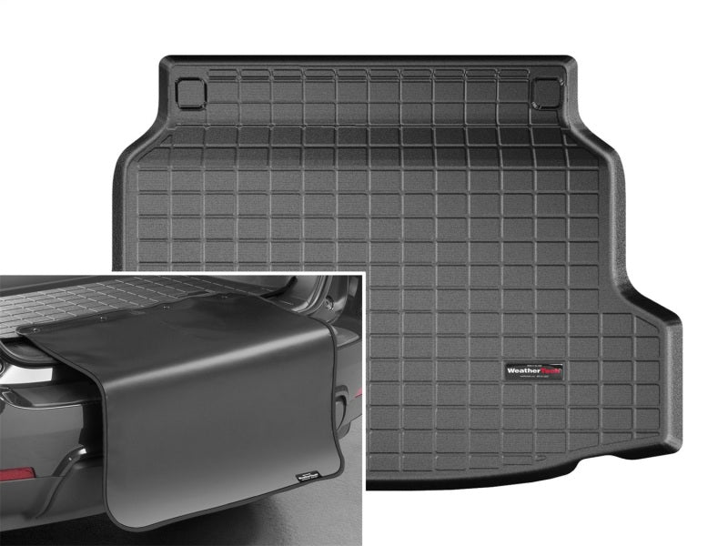 WeatherTech 17+ Honda Civic Hatchback Cargo Liner w/Bumper Protector - Black (Sport Trim Level Only)