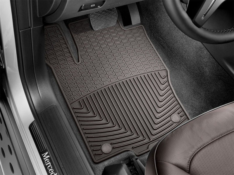 WeatherTech 2016+ Mercedes-Benz GLE-Class Front Rubber Mats - Cocoa