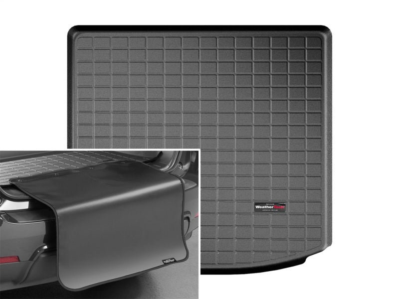 WeatherTech 2015+ Audi A3/S3 Cargo Liner w/ Bumper Protector - Black (Does Not Fit FWD Models)