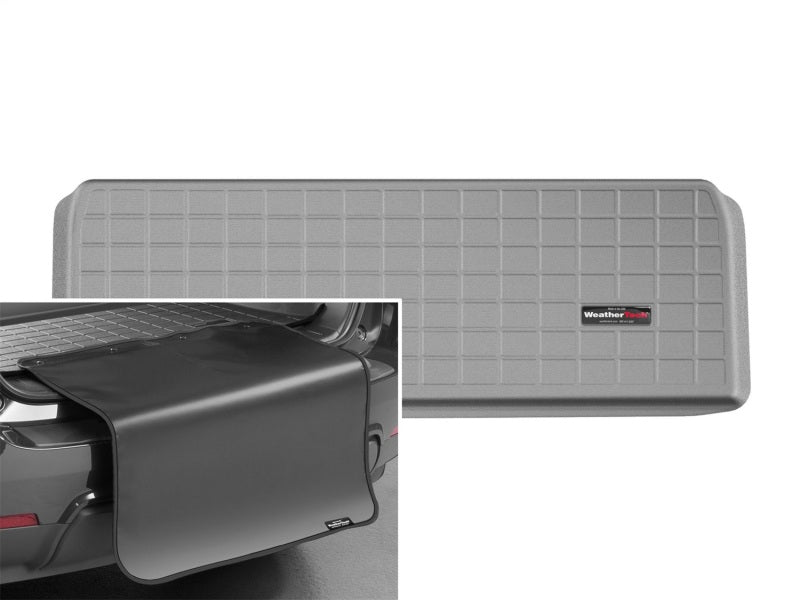 WeatherTech 15-18 Kia Sedo Cargo Liner w/Bumper Protector - Grey
