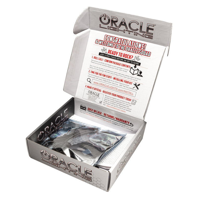 Oracle 03-10 Hummer H2 Surface Mount LED Headlight Halo Kit - Amber