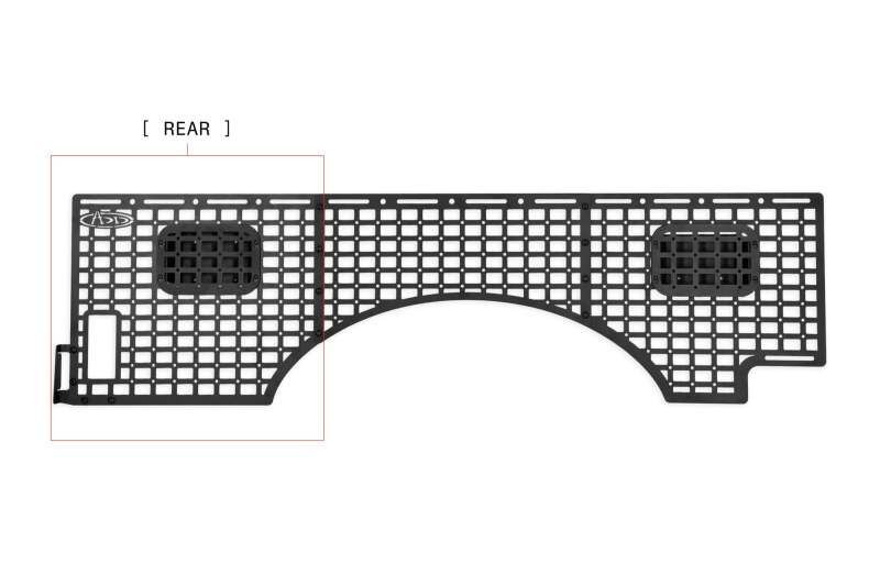 Addictive Desert Designs2023+ Ford Super Duty F250/350 Bed Side Molle - Passenger Side