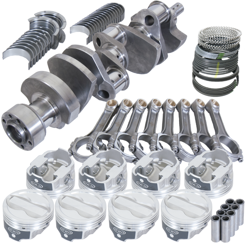 Eagle Chevy LT1350 1Pc 3.750in Crank 6.000in I-Beam Rods -18cc 4.060in Pistons Rotating Assembly