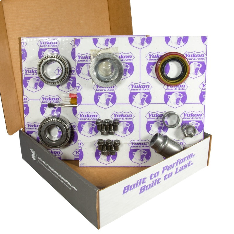 Yukon Gear 8.2in GM 3.73 Rear Ring & Pinion Install Kit 28 Spline Positraction 2.25in Axle Bearings