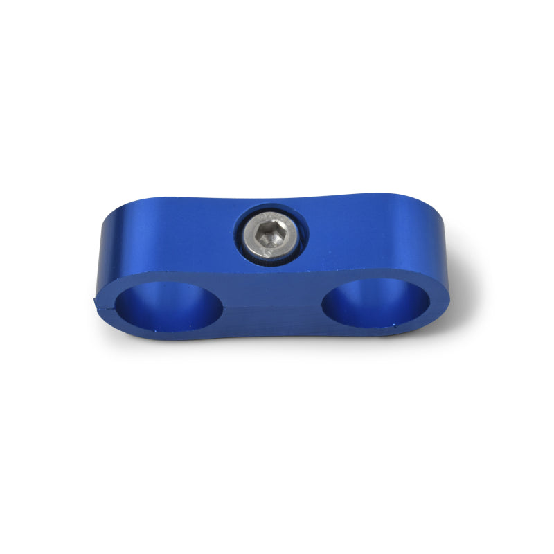 Russell Hose Separator For -6 Braided Hose Blue Anodize (2 Pack)