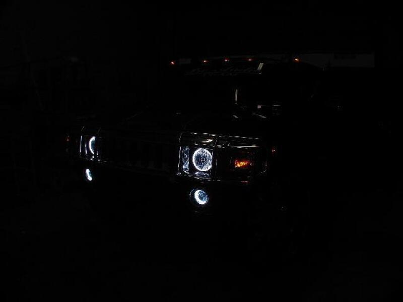 Oracle 03-10 Hummer H2 LED Fog Light Halo Kit - Blue