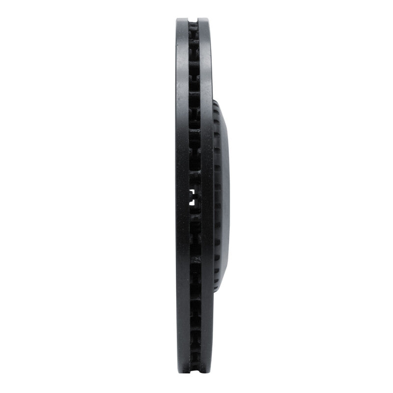 R1 21-25 Jaguar F-Pace Front Right Drilled & Slotted Black Brake Rotor