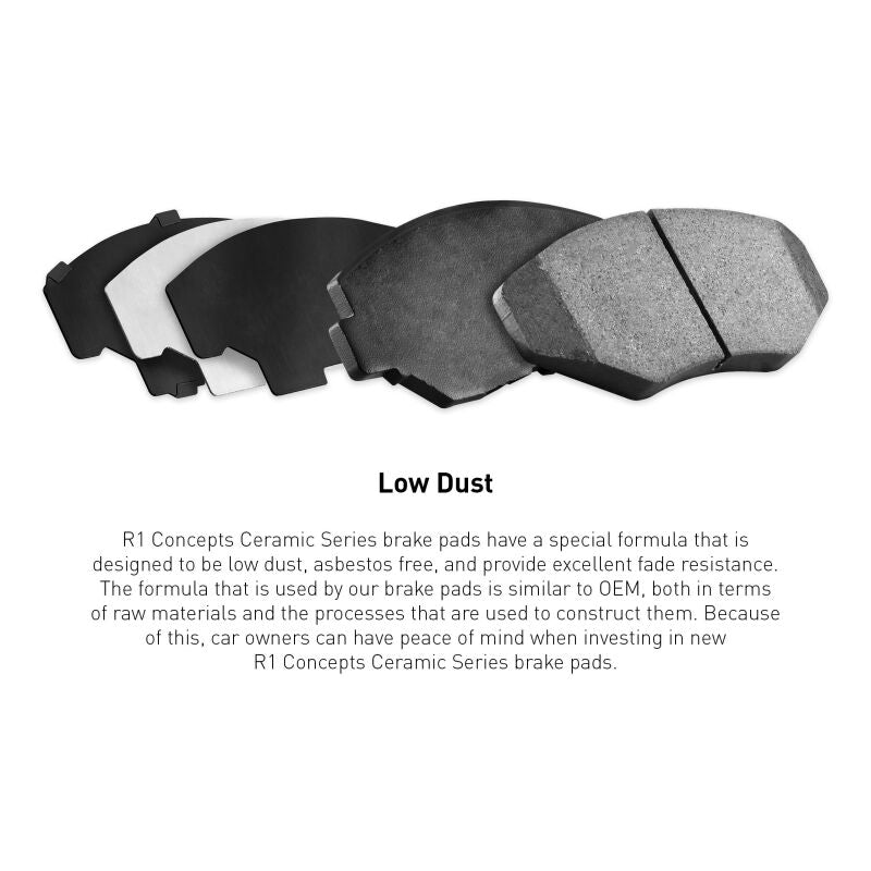 R1 04-11 Cadillac CTS-V Rear Ceramic Brake Pads