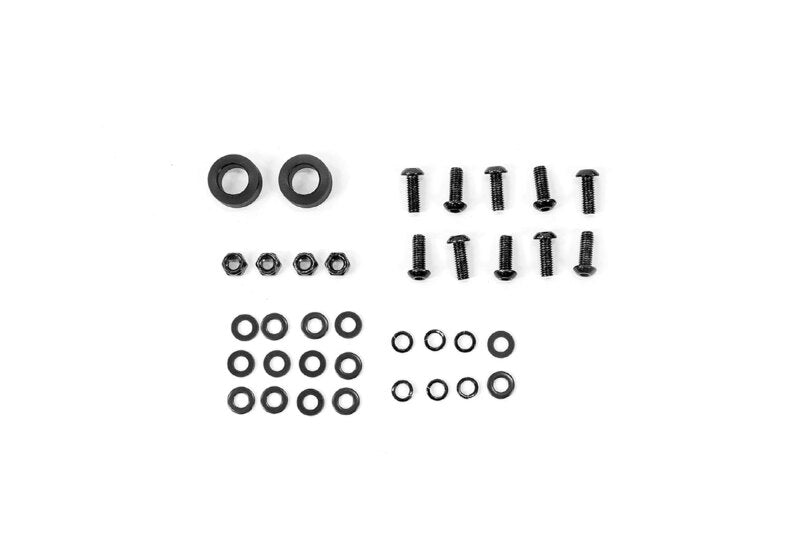 DV8 Offroad 07-18 Jeep Wrangler JK 4-Door Pocketed Rear Window Molle Panels