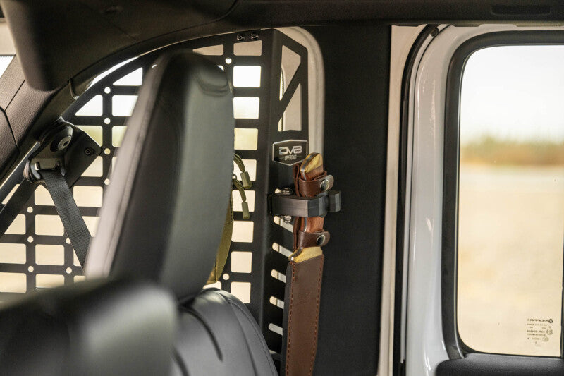 DV8 Offroad 18-25 Jeep Wrangler (JL) 4-Door Rear Window Pocketed Molle Panels