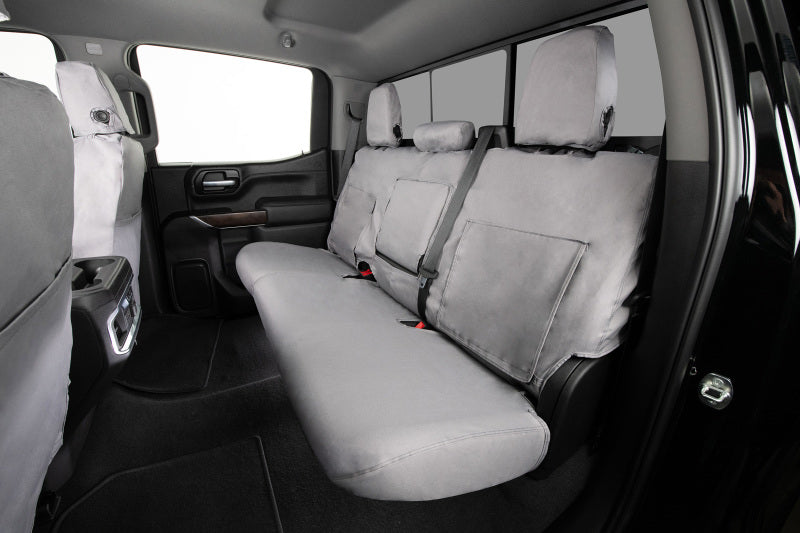 Covercraft 19-24 Chevrolet Silverado Polycotton Front Row Seat Covers - Grey