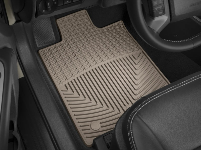 WeatherTech 10+ Lincoln MKZ Front Rubber Mats - Tan