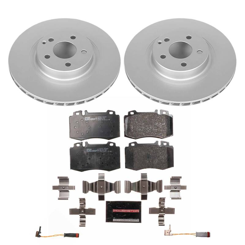 Power Stop 07-09 Mercedes-Benz E350 Front Euro-Stop Brake Kit
