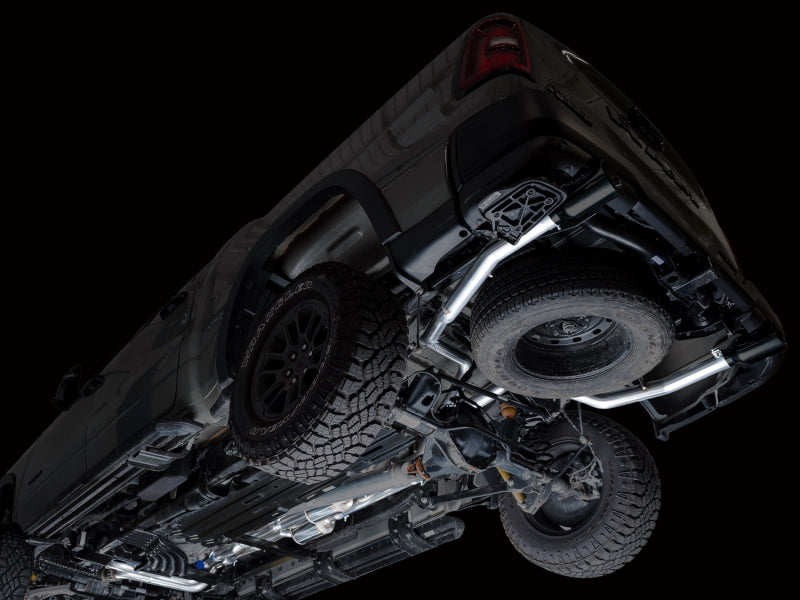 AWE Tuning 2025+ RAM 1500 3.0TT Rebel 0FG Cat-Back Exhaust w/ Diamond Black Tips