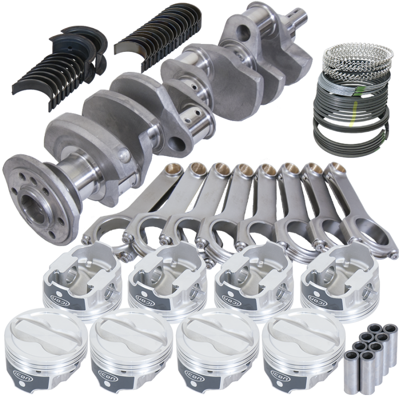 Eagle Chevy 350 3.750in Crank 6.000in H-Beam -18cc 4.030in Pistons Rotating Assembly