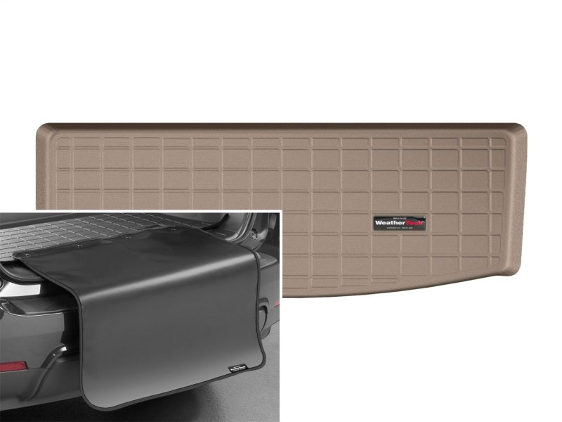 WeatherTech 2017+ GMC Acadia / Acadia Denali Cargo Liners - Tan(Fits 6 -7 Passenger Models Only)