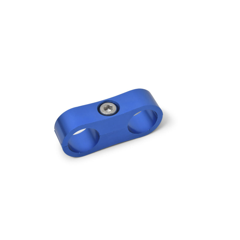Russell Hose Separator For -12 Braided Hose Blue Anodize (2 Pack)