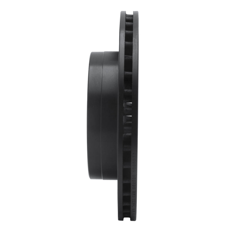 R1 97-02 Dodge Durango Front Left Drilled & Slotted Black Brake Rotor