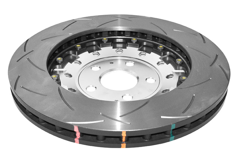 DBA 12-13 Audi TT Quattro RS (370mm Front Rotor) Front 5000 Series Slotted Rotor w/Sliver Hat