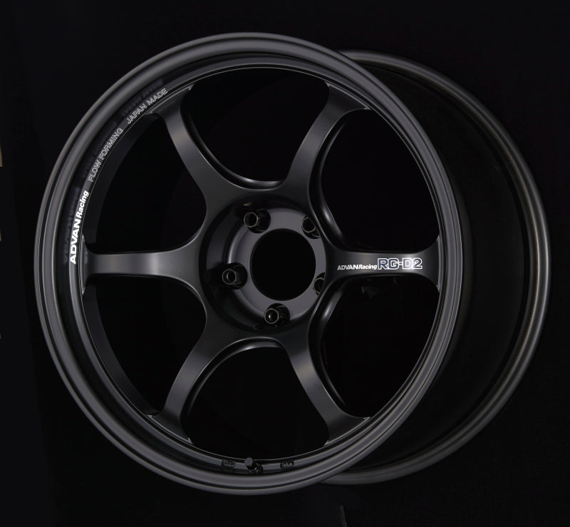 Advan RG-D2 18x9.5 +22 5x120 Semi Gloss Black Wheel
