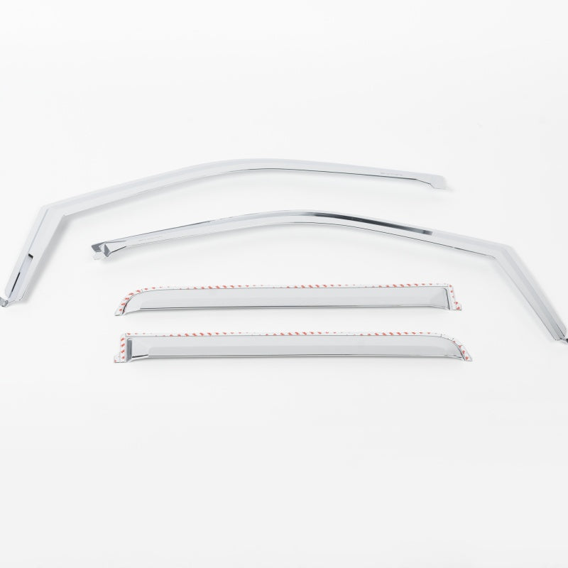 Putco 17-20 Ford SuperDuty - Crew Cab (Set of 4) Element Chrome Window Visors