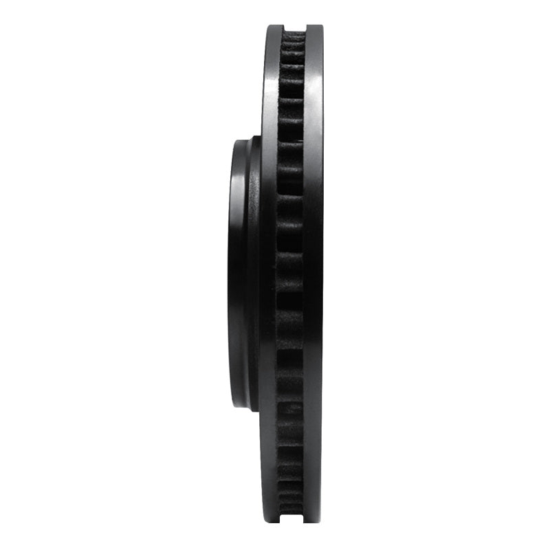 R1 06-09 Buick Terraza Front Left Drilled & Slotted Black Brake Rotor