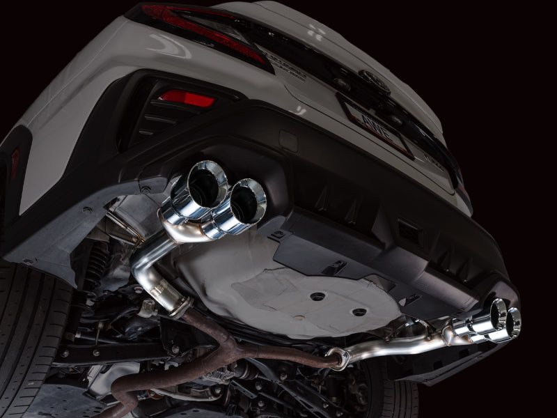 AWE Tuning 22-25 Subaru VB WRX Track Edition Axle-Back Exhaust - Chrome Silver Tips