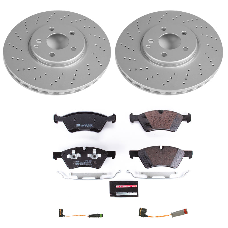 Power Stop 2006 Mercedes-Benz E500 Front Euro-Stop Brake Kit