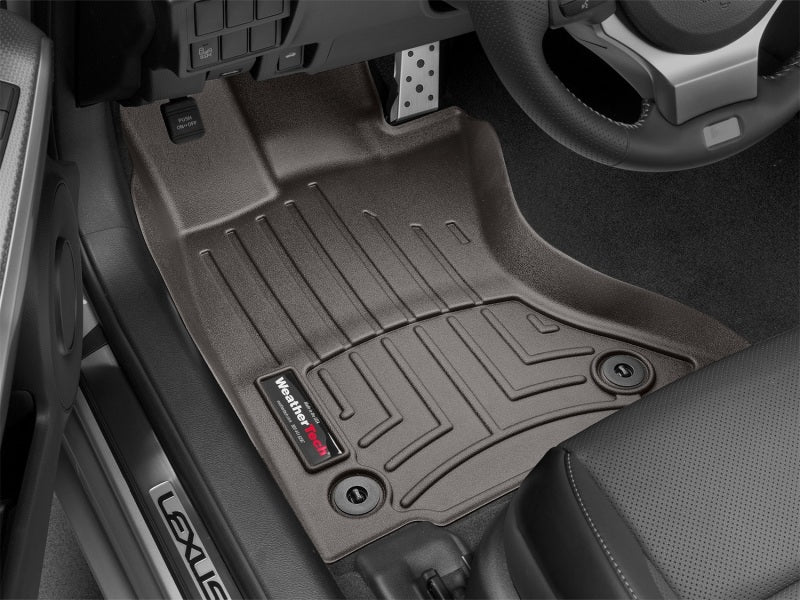 WeatherTech 2014+ Lexus IS Front FloorLiner - Cocoa