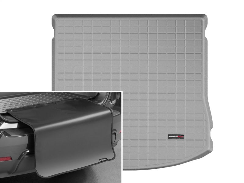 WeatherTech 2013+ Hyundai Santa Fe Cargo Liners With Bumper Protector - Grey