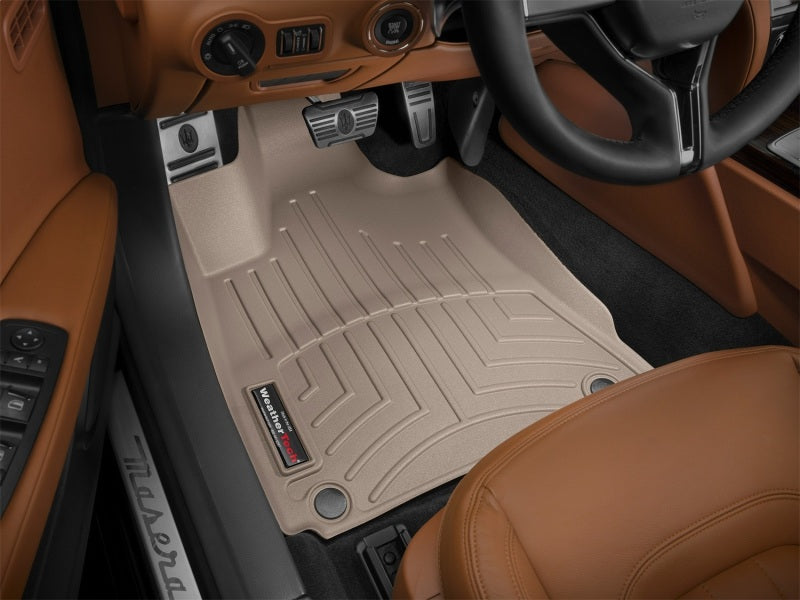 WeatherTech 14-15 Maserati Quatroporte Front FloorLiner - Black