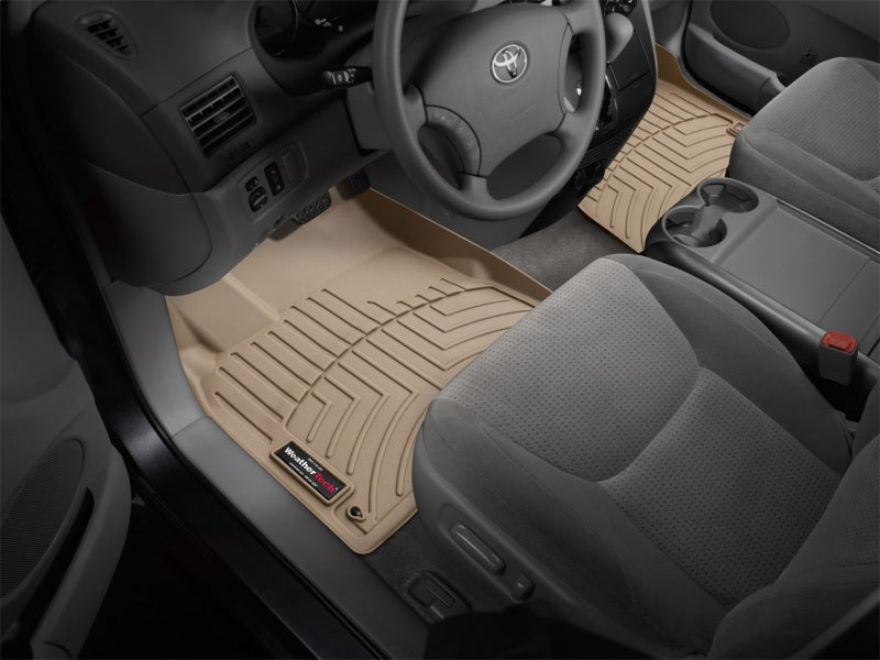 WeatherTech 04-10 Toyota Sienna Front FloorLiner - Tan