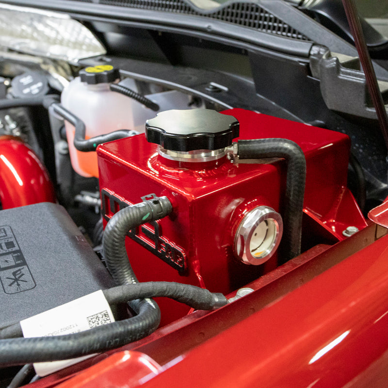 Wehrli 20-24 Chevrolet-GMC 6.6L L5P Duramax OEM Placement Coolant Tank Kit - WCFab Red