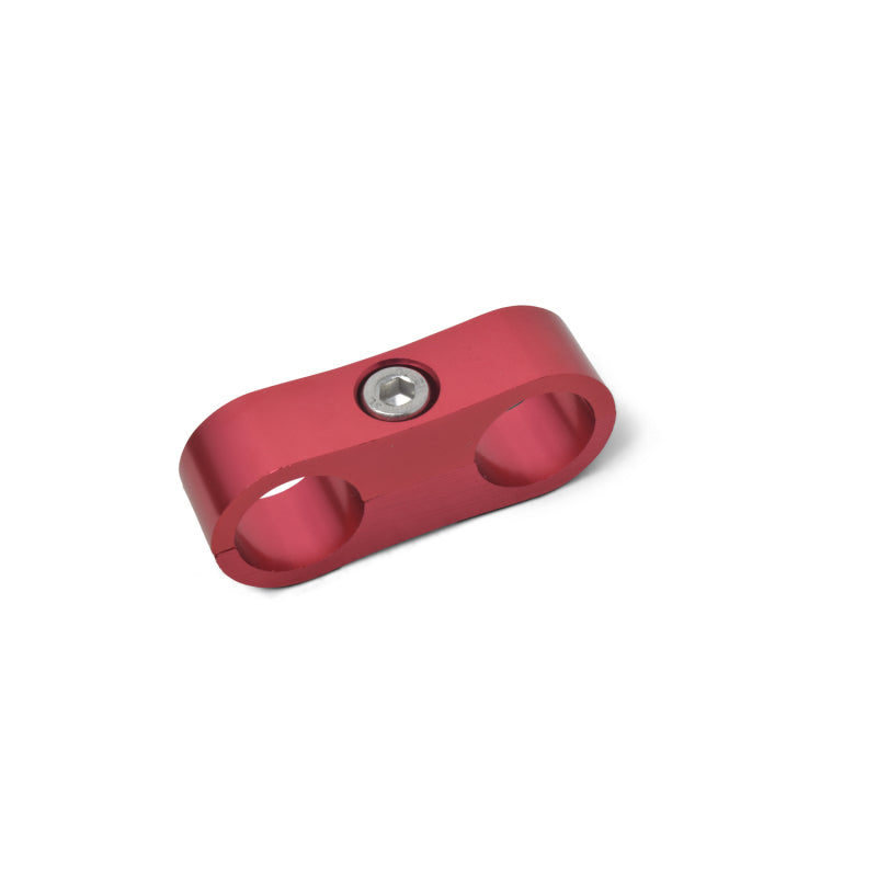 Russell Hose Separator For -12 Braided Hose Red Anodize (2 Pack)