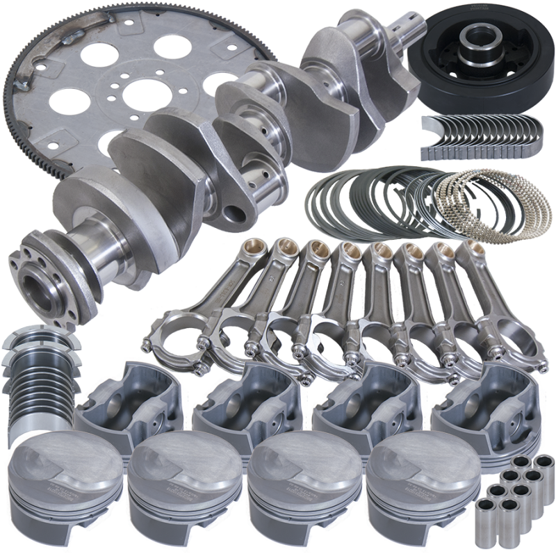 Eagle Chevy 454 1Pc 4.250in Crank 6.385in I-Beam Rod -3cc Flat Top 4.280in Pistons Balanced Assembly