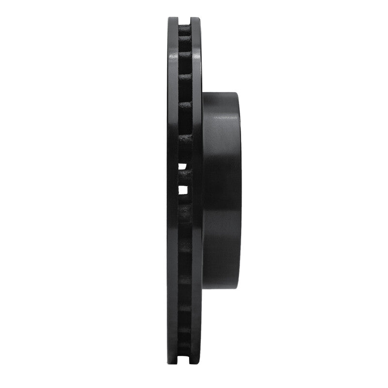 R1 80-89 Buick SKYLARK Front Left Drilled & Slotted Black Brake Rotor