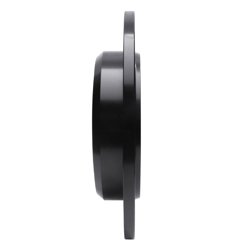 R1 11-22 Dodge Durango Rear Left Drilled & Slotted Black Brake Rotor